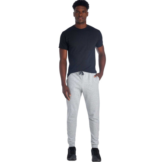 Athletic Heather - Front - Jerzees Unisex Adult Nublend Pocket Jogging Bottoms