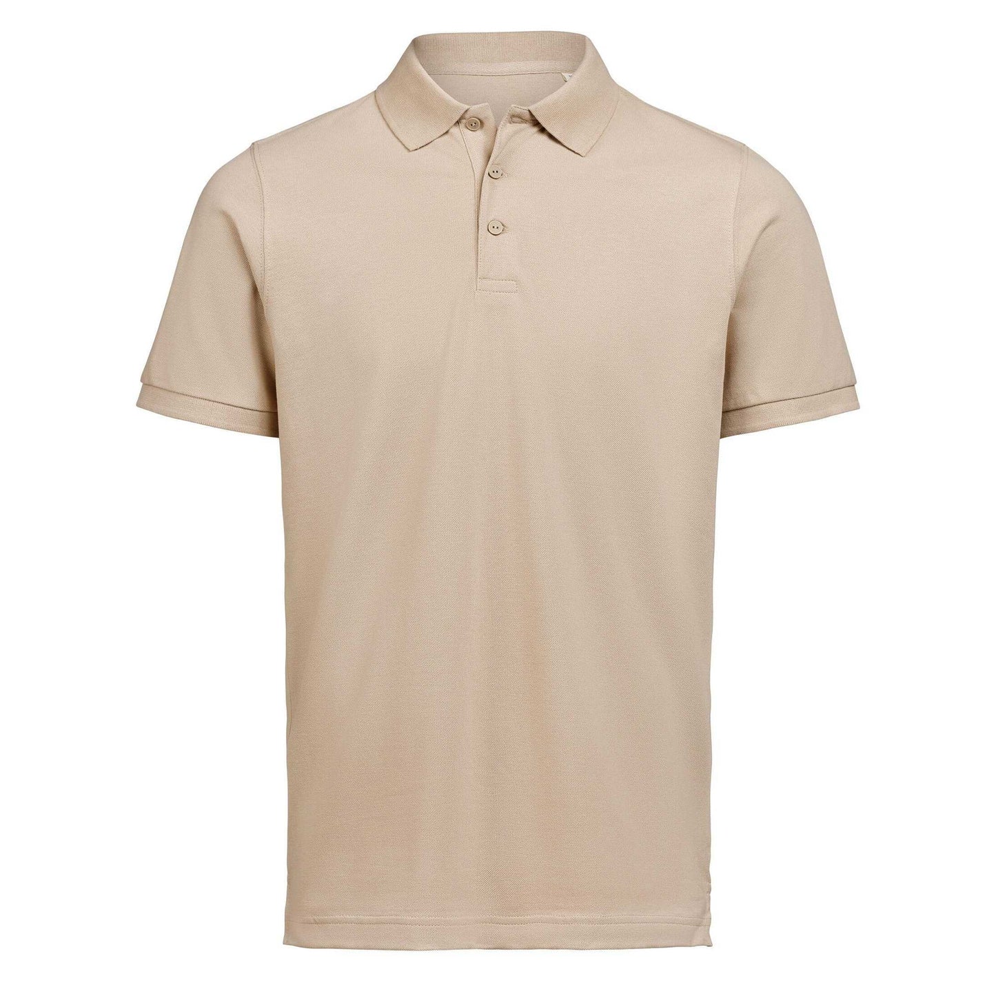 Latte - Front - Untagged Movement Unisex Adult Regular Polo Shirt
