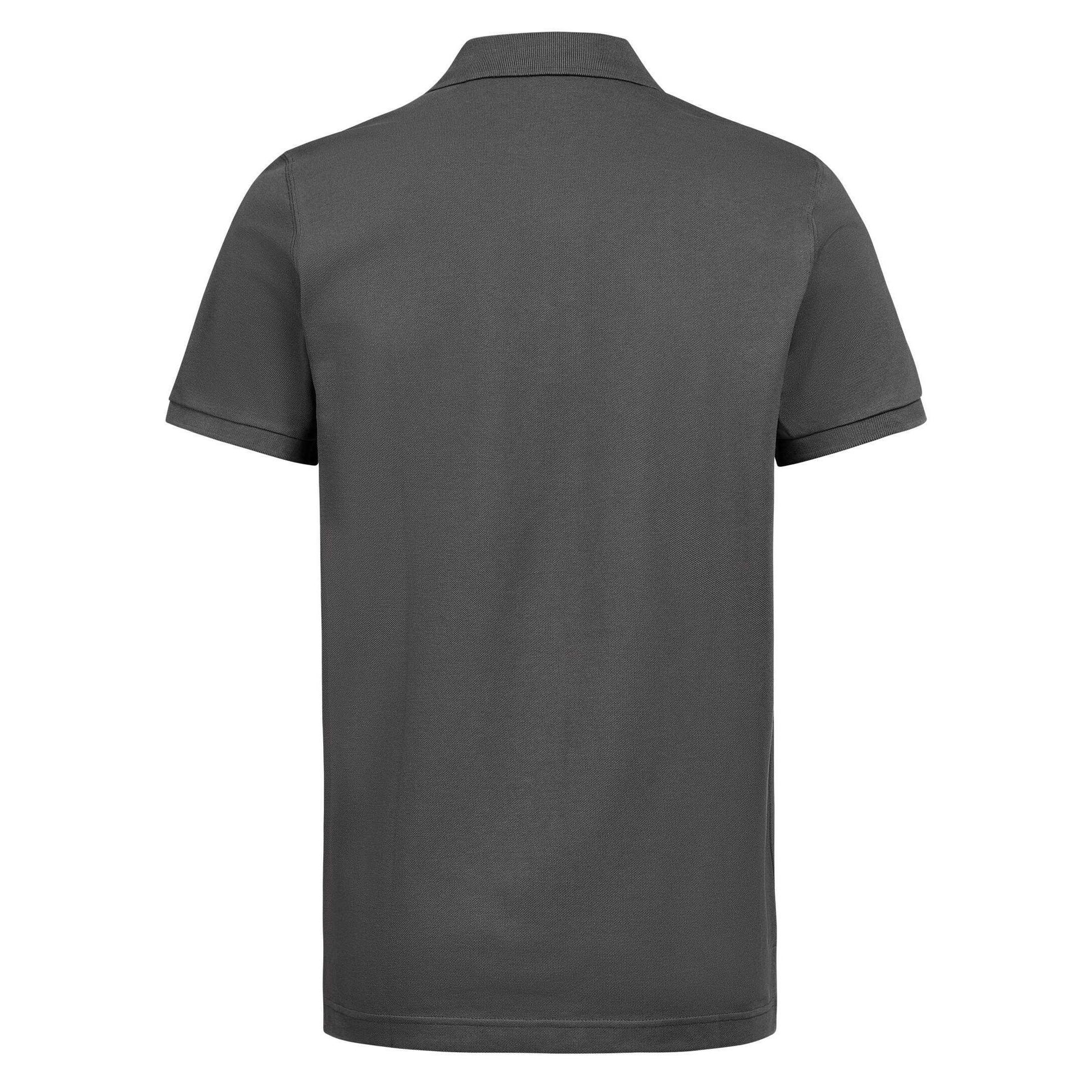 Charcoal - Back - Untagged Movement Unisex Adult Regular Polo Shirt