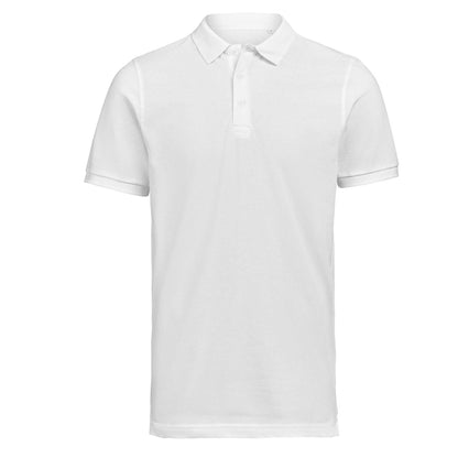 White - Front - Untagged Movement Unisex Adult Regular Polo Shirt