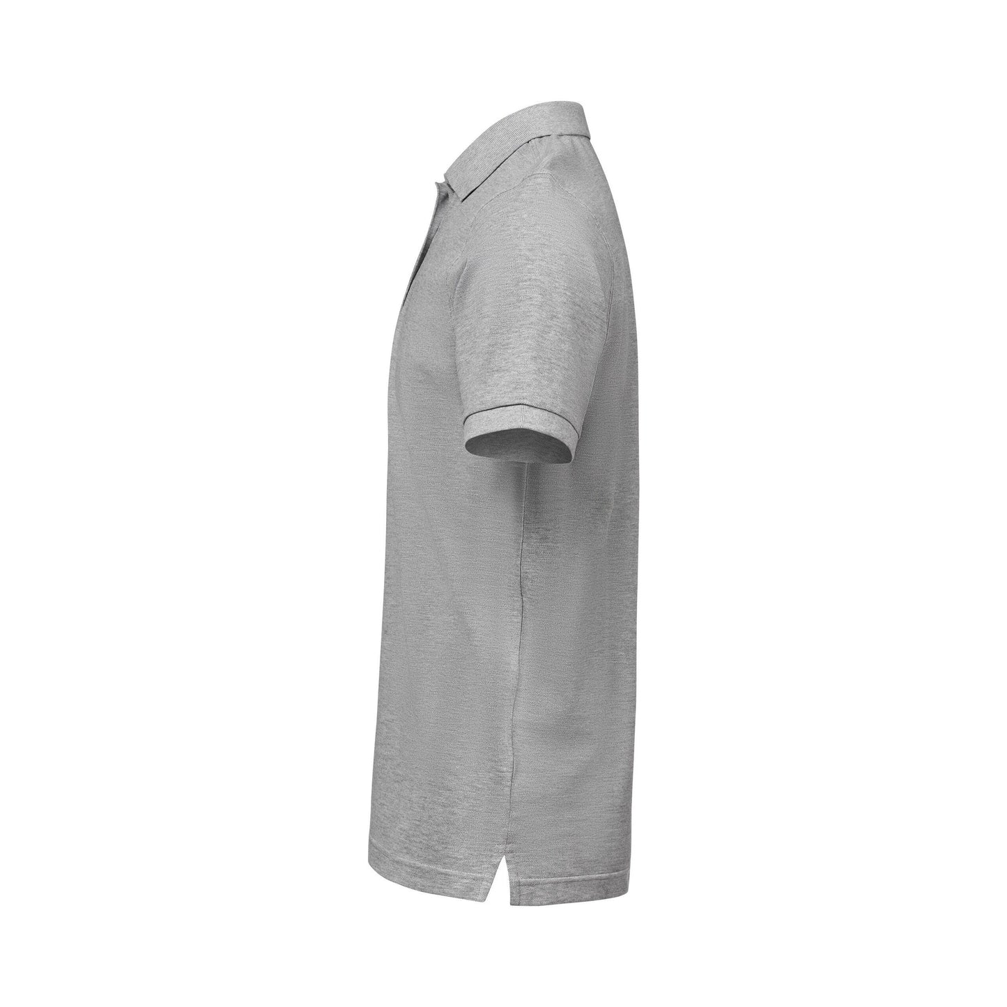 Grey Melange - Side - Untagged Movement Unisex Adult Regular Polo Shirt