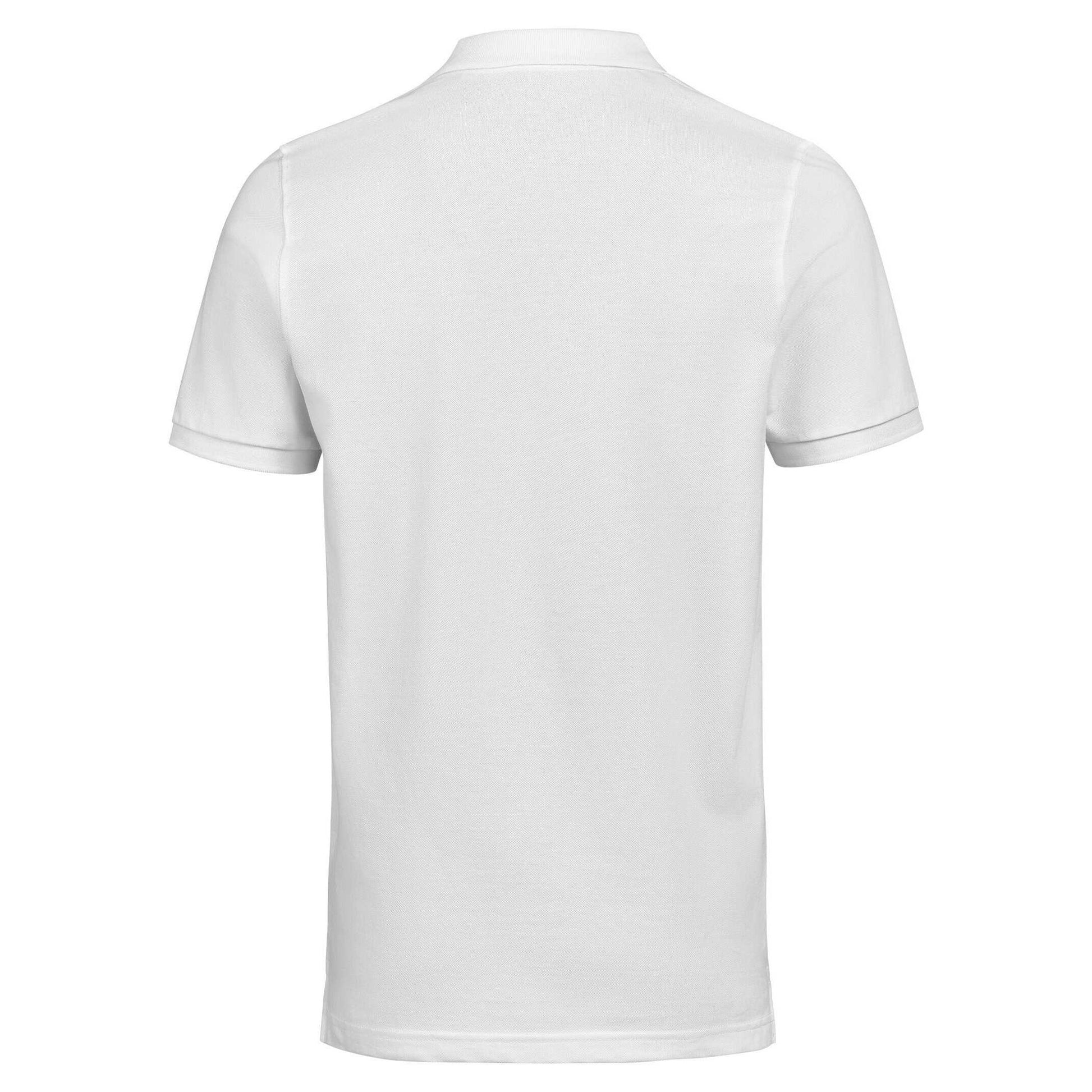 White - Back - Untagged Movement Unisex Adult Regular Polo Shirt