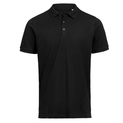 Black - Front - Untagged Movement Unisex Adult Regular Polo Shirt