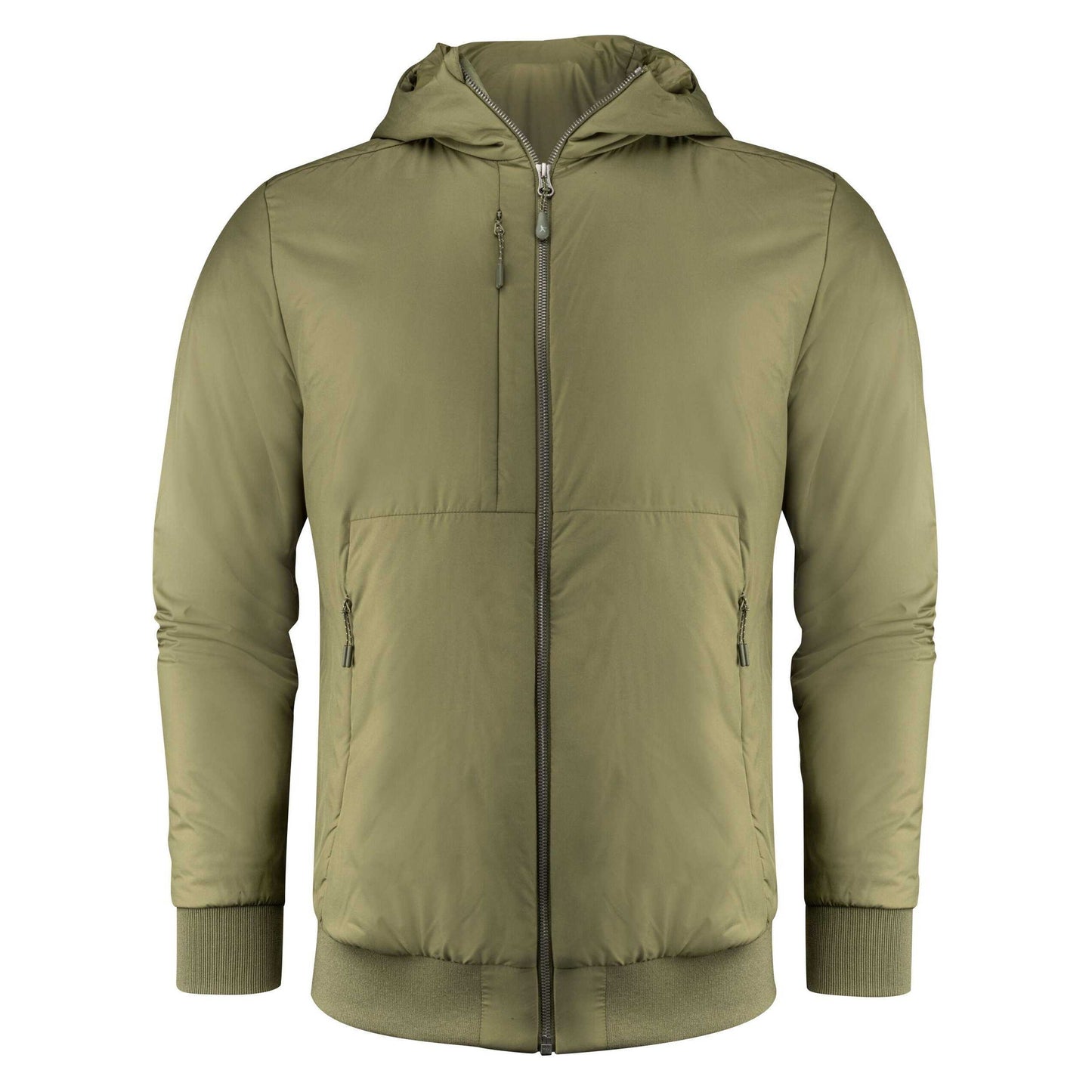 Moss Green - Front - James Harvest Mens Franklin Lightweight Jacket