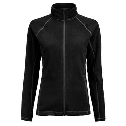 Black - Front - James Harvest Womens-Ladies Zion Fleece Jacket