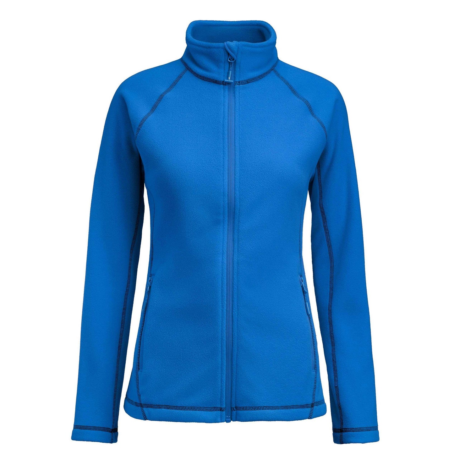 Blue - Front - James Harvest Womens-Ladies Zion Fleece Jacket
