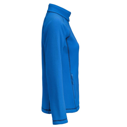 Blue - Side - James Harvest Womens-Ladies Zion Fleece Jacket