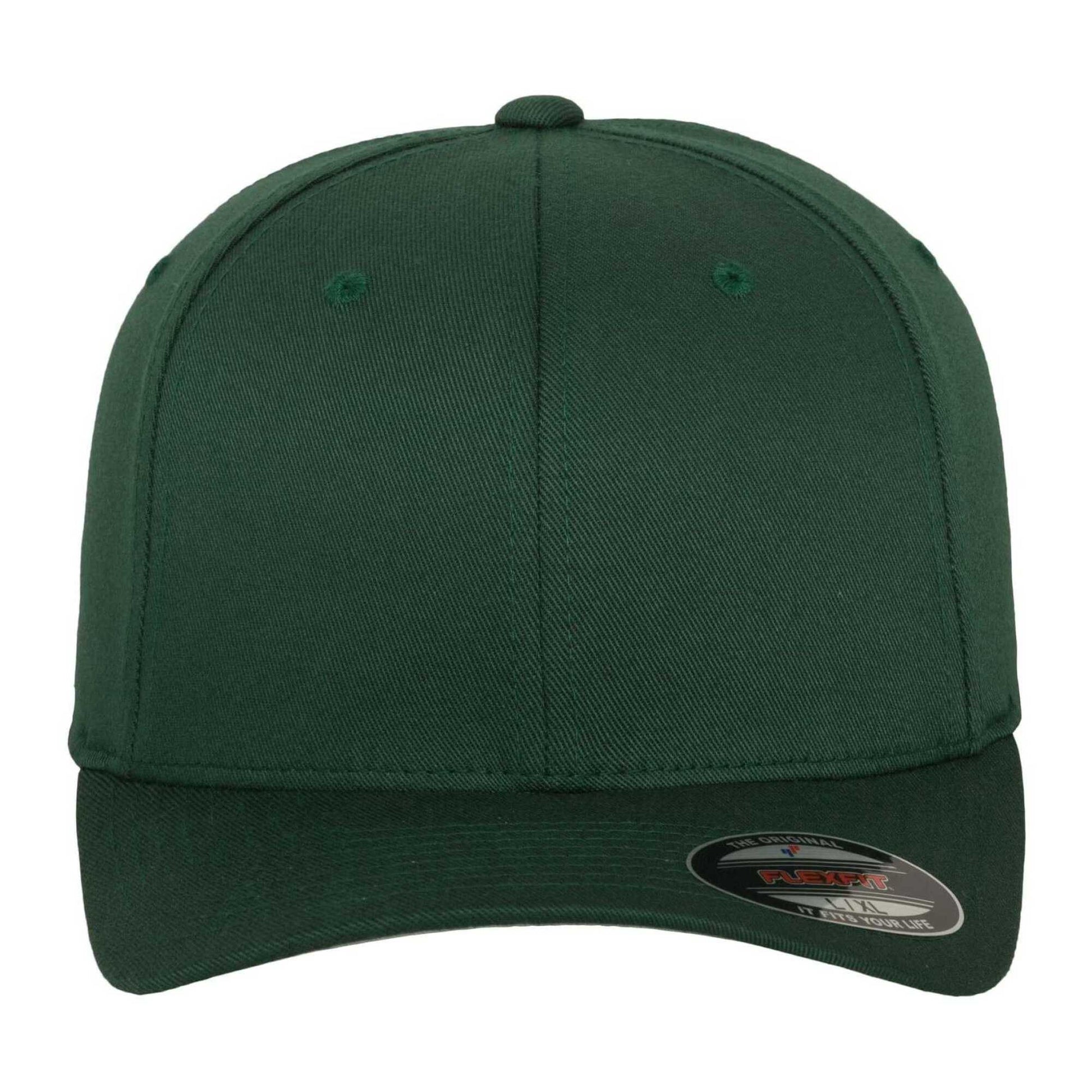 Spruce - Side - Flexfit Unisex Adult Wooly Combed Baseball Cap