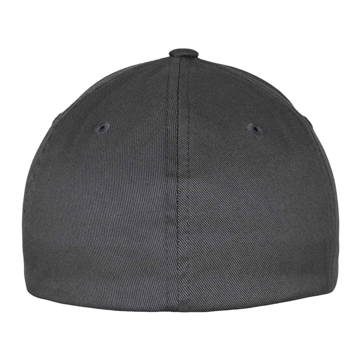 Dark Grey - Back - Flexfit Unisex Adult Wooly Combed Baseball Cap