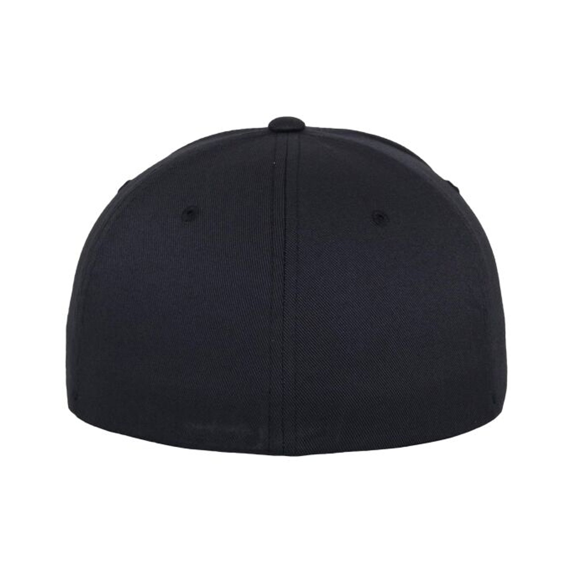 Dark Navy - Back - Flexfit Unisex Adult Wooly Combed Baseball Cap