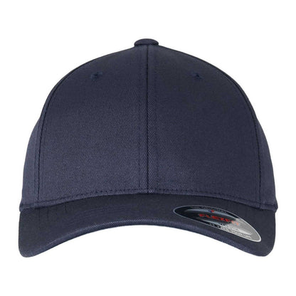 Dark Navy-Dark Navy - Side - Flexfit Unisex Adult Wooly Combed Baseball Cap