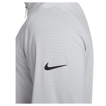 Wolf Grey-Black - Lifestyle - Nike Golf Mens Dri-FIT Half Zip Top