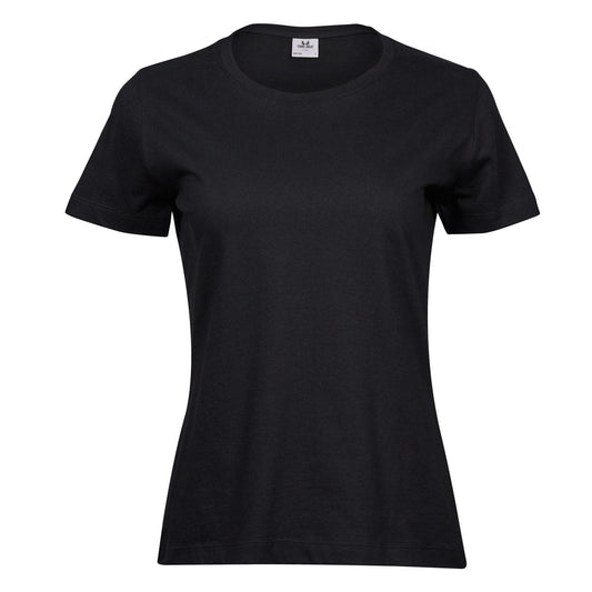 Black - Front - Tee Jays Womens-Ladies Fashion Sof T-Shirt