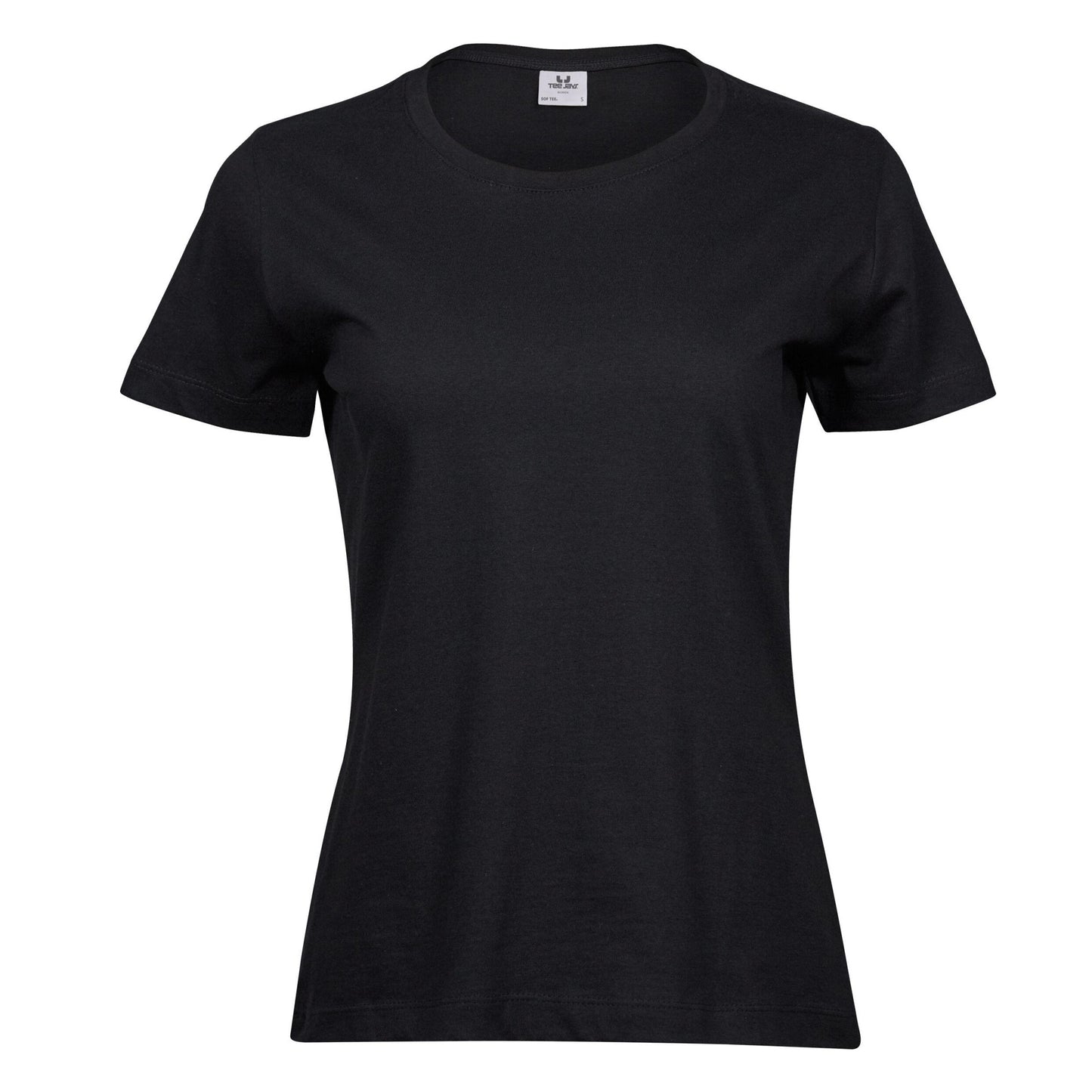 Black - Front - Tee Jays Womens-Ladies Fashion Sof T-Shirt