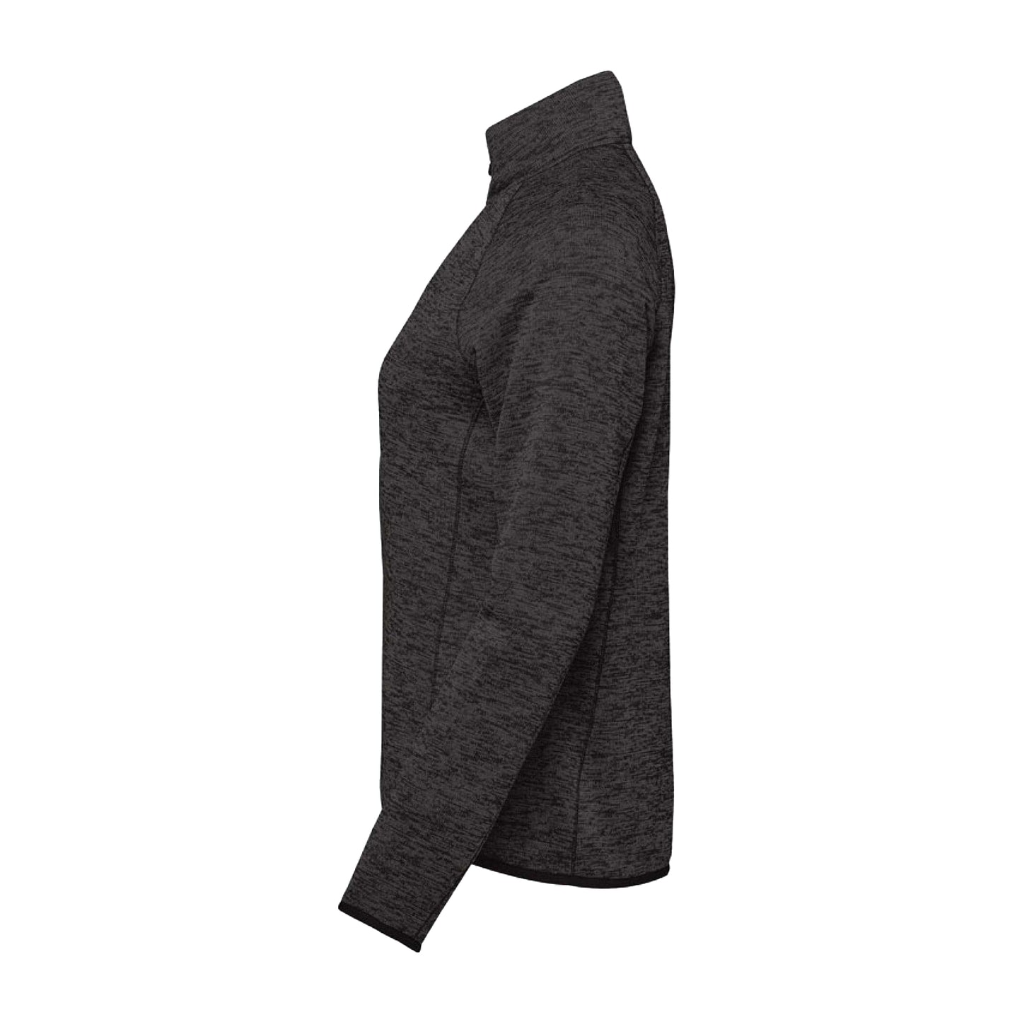 Black Heather - Side - Stormtech Womens-Ladies Yosemite Pullover