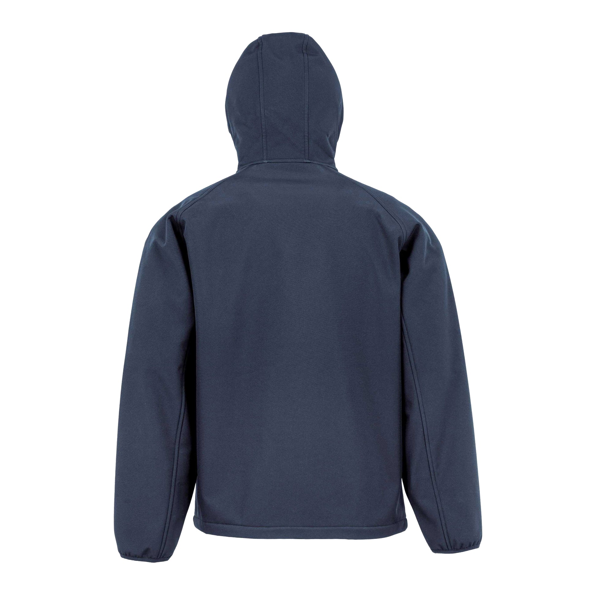 Navy - Back - Result Recycled Mens 3 Layer Printable Soft Shell Jacket