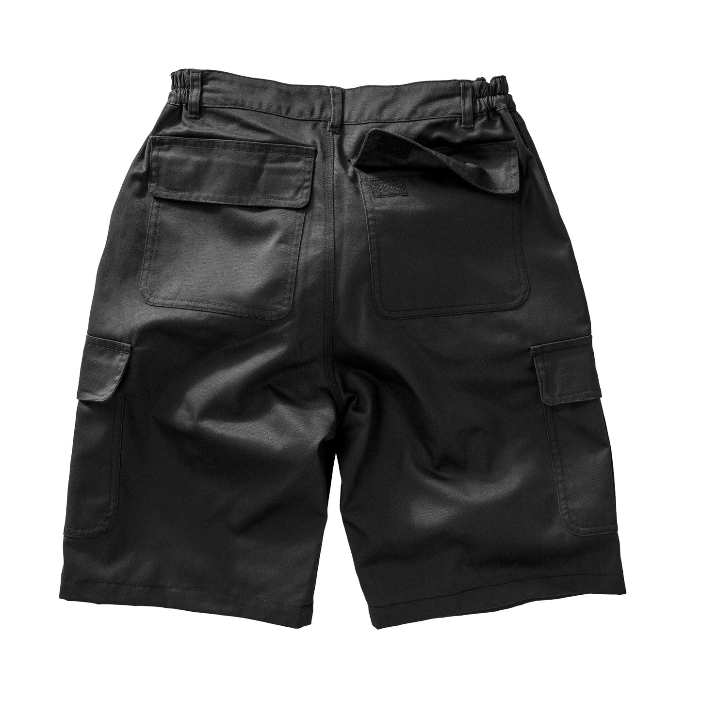 Black - Back - Result Recycled Mens Utility Shorts