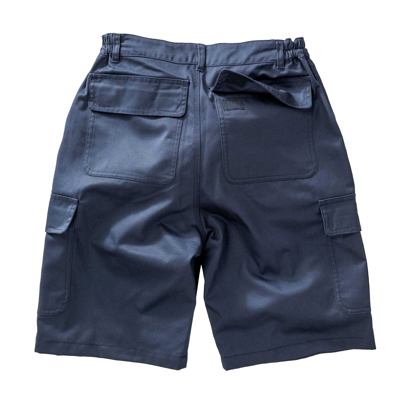 Navy - Back - Result Recycled Mens Utility Shorts