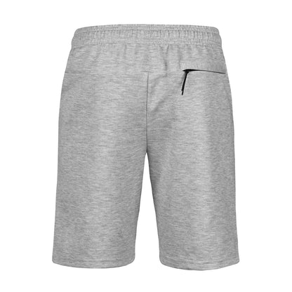 Heather Grey - Back - Tee Jays Mens Athletic Shorts