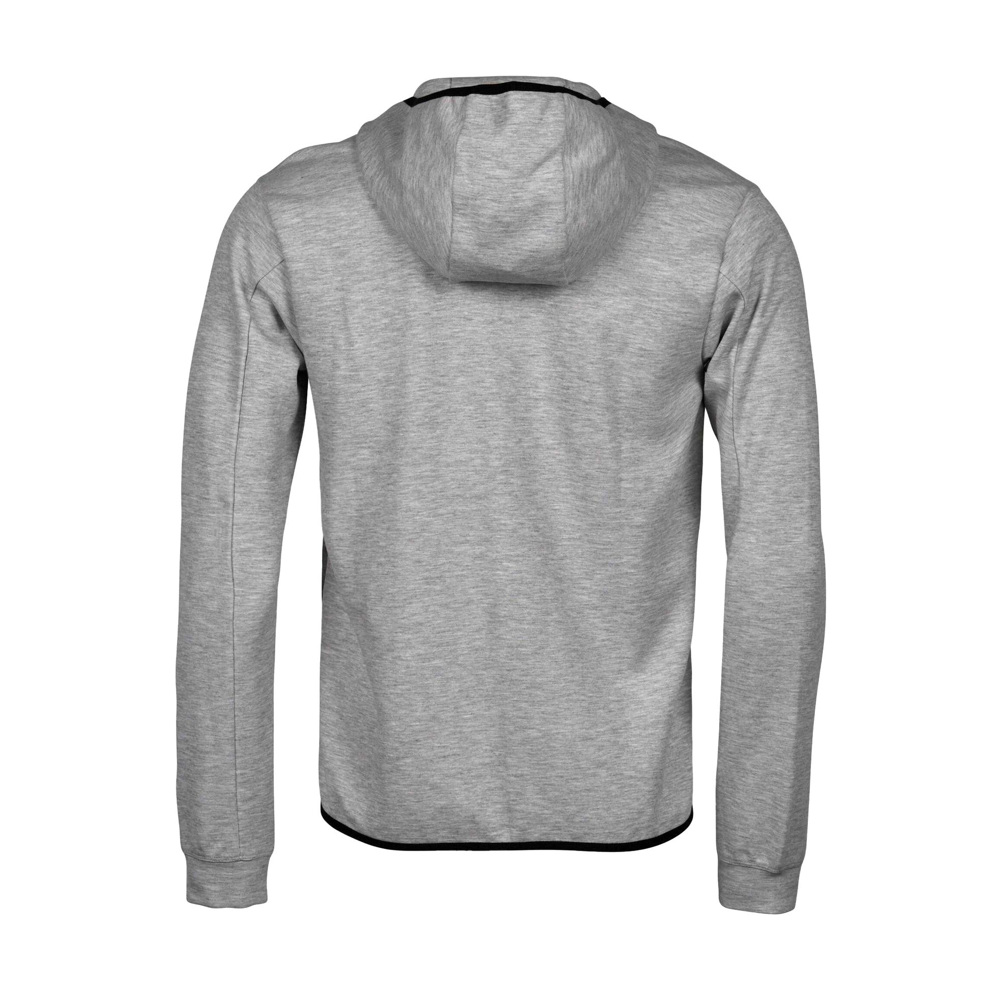 Heather Grey - Back - Tee Jays Mens Athletic Full Zip Hoodie