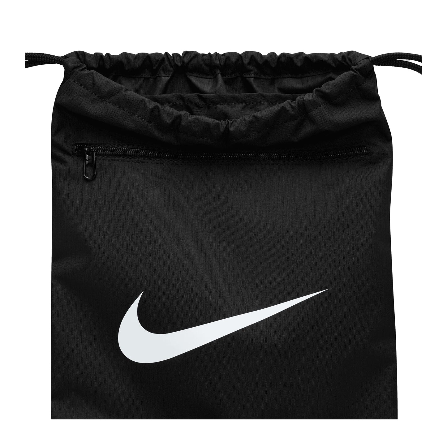 Black-White - Side - Nike Golf Brasilia 9.5 Training Drawstring Bag