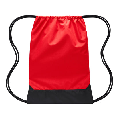 Red-Black-White - Back - Nike Golf Brasilia 9.5 Training Drawstring Bag