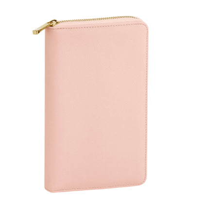 Soft Pink - Front - Bagbase Boutique Travel Jewellery Case