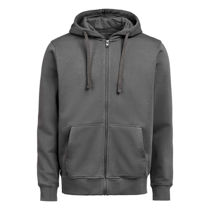 Charcoal - Front - Untagged Movement Unisex Adult Regular Full Zip Hoodie