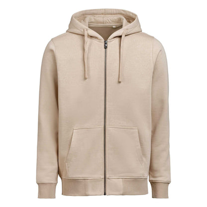 Latte - Front - Untagged Movement Unisex Adult Regular Full Zip Hoodie