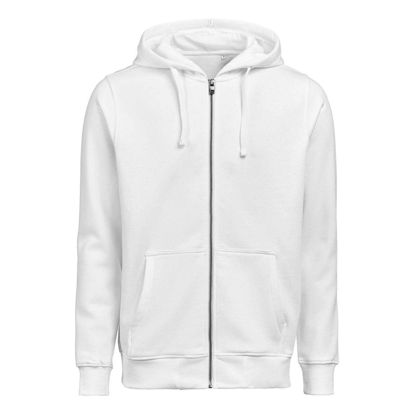 White - Front - Untagged Movement Unisex Adult Regular Full Zip Hoodie