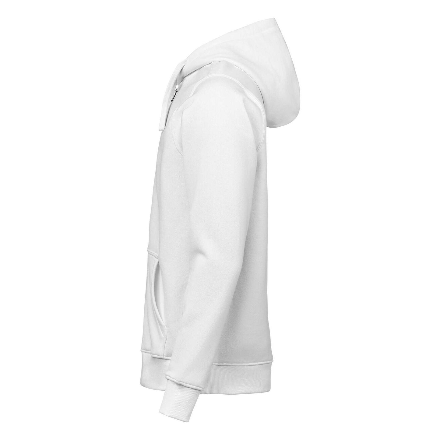White - Side - Untagged Movement Unisex Adult Regular Full Zip Hoodie