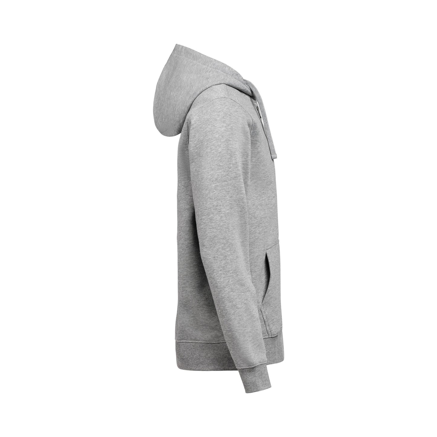 Grey Melange - Lifestyle - Untagged Movement Unisex Adult Regular Full Zip Hoodie