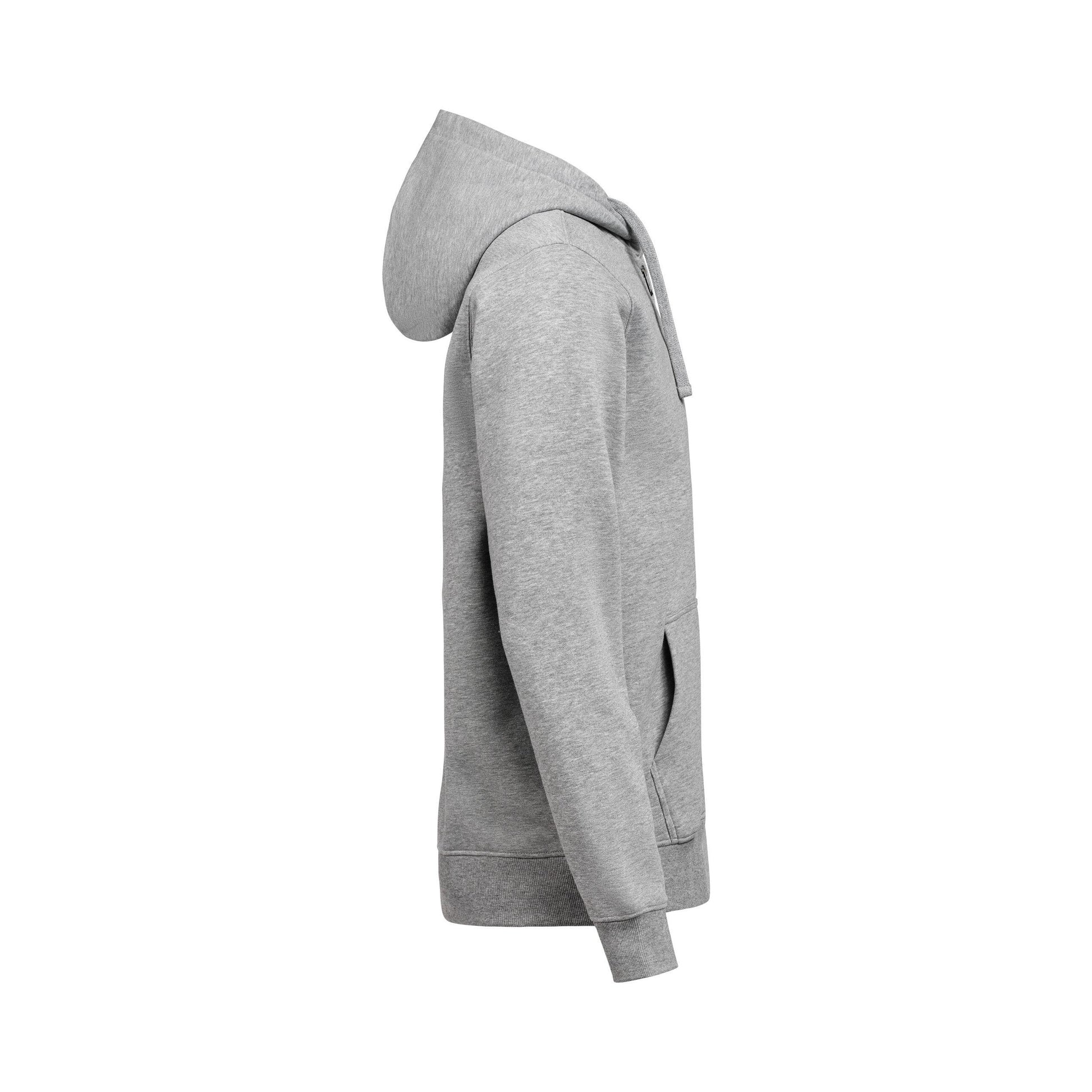 Grey Melange - Lifestyle - Untagged Movement Unisex Adult Regular Full Zip Hoodie