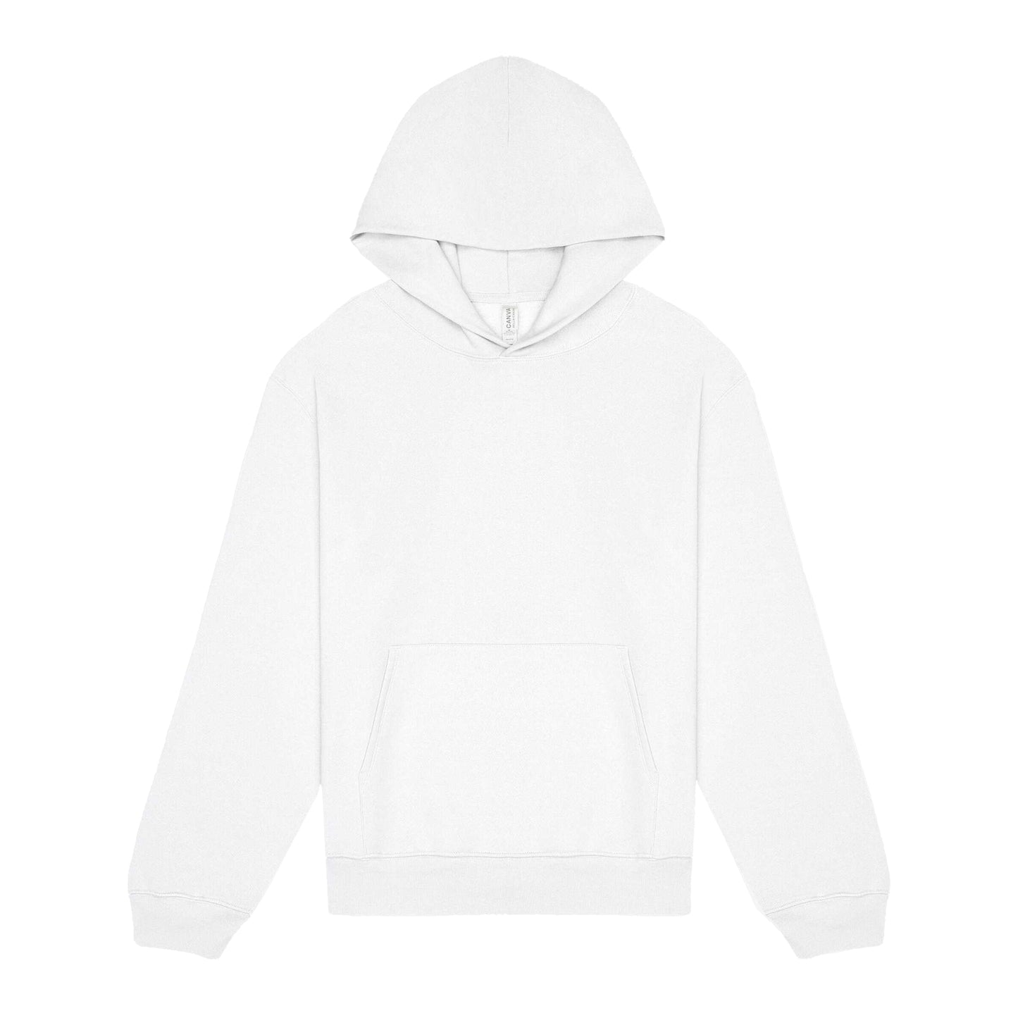 White - Front - Bella + Canvas Unisex Adult Heavyweight Pull Over Hoodie