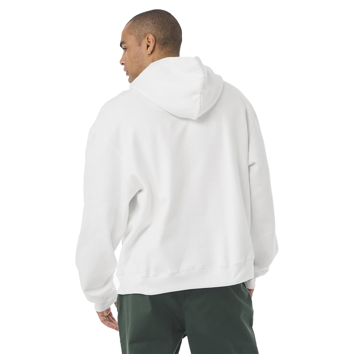 White - Lifestyle - Bella + Canvas Unisex Adult Heavyweight Pull Over Hoodie