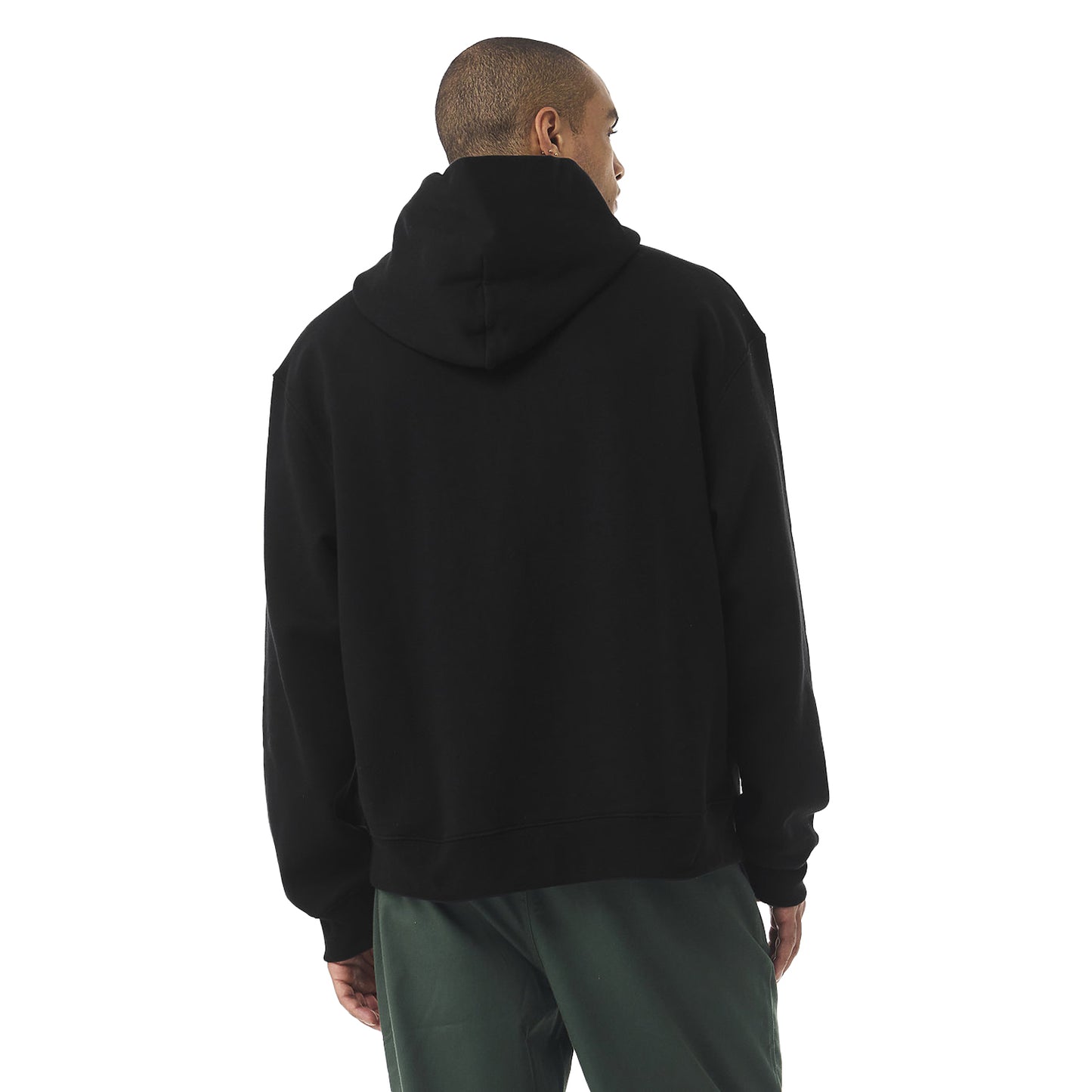 Black - Lifestyle - Bella + Canvas Unisex Adult Heavyweight Pull Over Hoodie