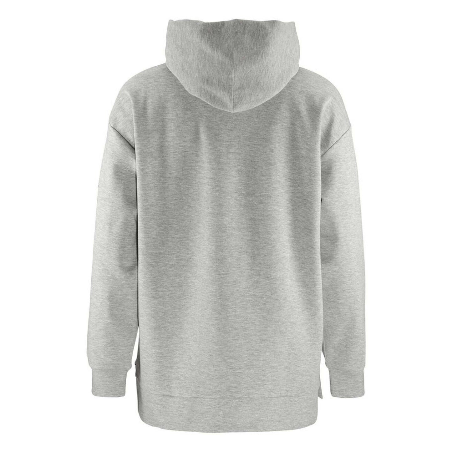 Grey Melange - Back - Craft Womens-Ladies ADV Join Long Hoodie