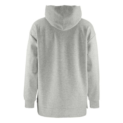 Grey Melange - Back - Craft Womens-Ladies ADV Join Long Hoodie