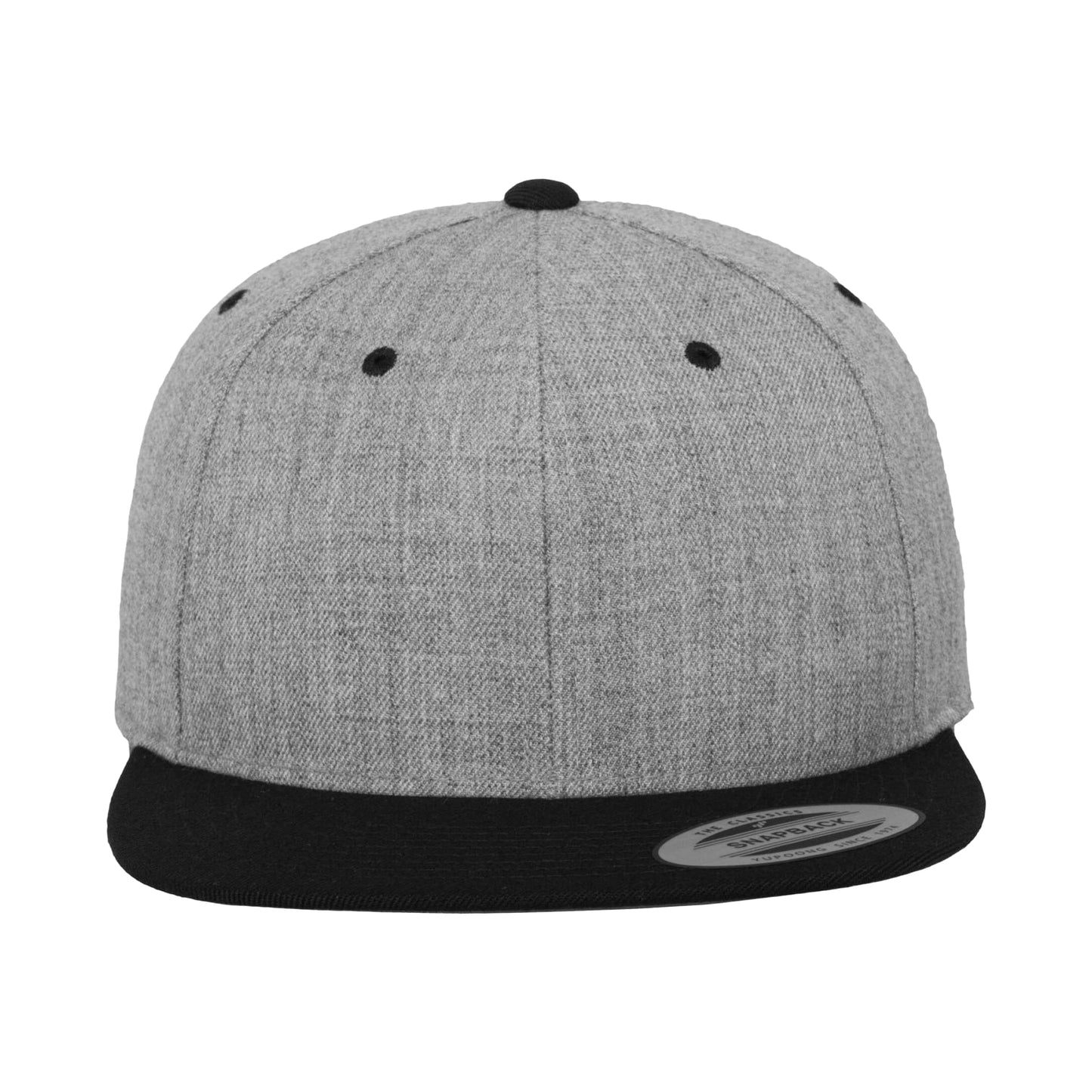 Heather Grey-Black - Pack Shot - Flexfit Classic Two Tone Cap
