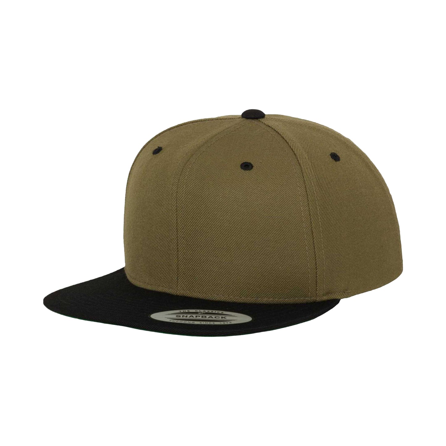 Olive-Black - Front - Flexfit Classic Two Tone Cap