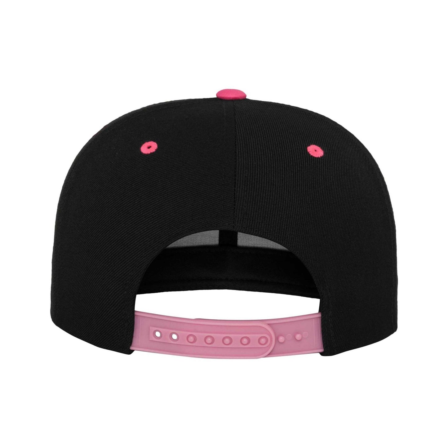 Black-Neon Pink - Back - Flexfit Classic Two Tone Cap