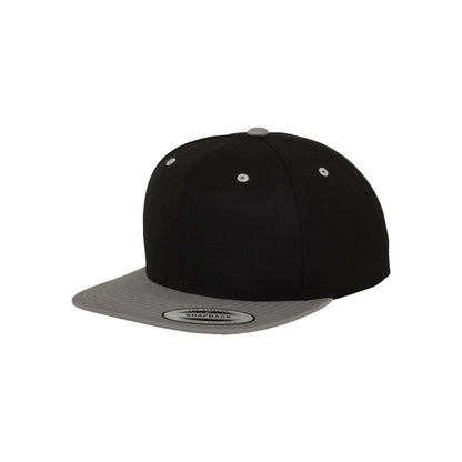 Black-Silver - Side - Flexfit Classic Two Tone Cap