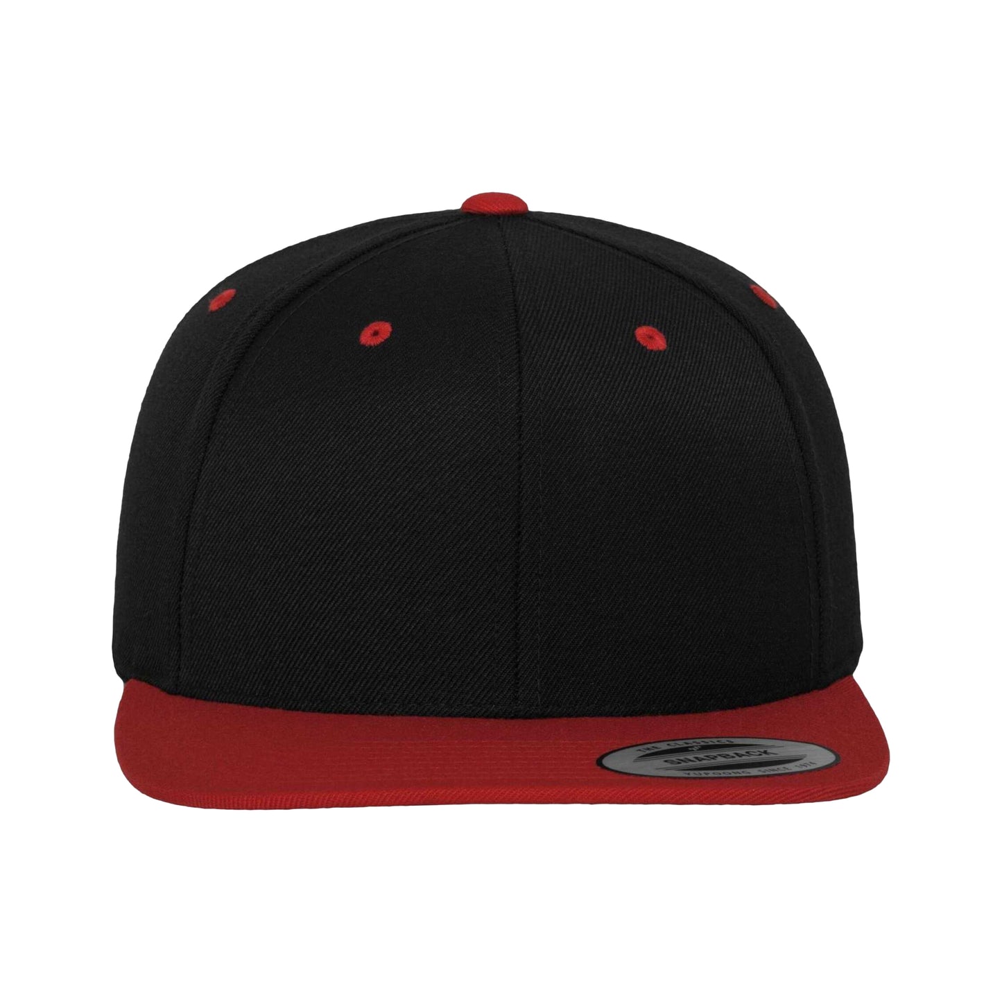 Black-Red - Pack Shot - Flexfit Classic Two Tone Cap