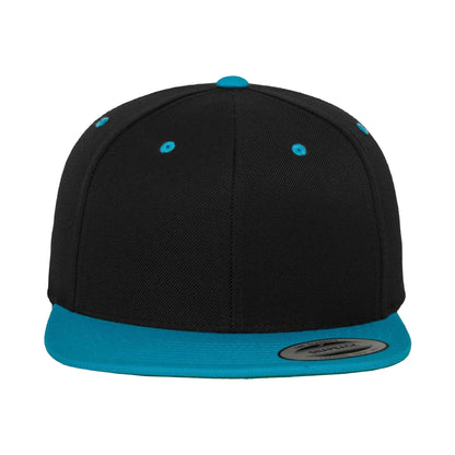 Black-Teal - Pack Shot - Flexfit Classic Two Tone Cap