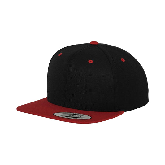 Black-Red - Front - Flexfit Classic Two Tone Cap