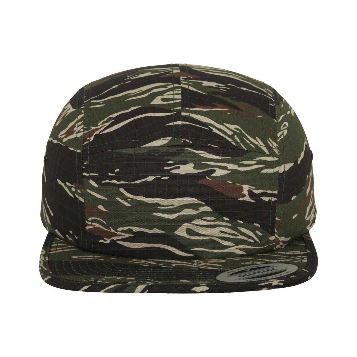 Camo Green - Close up - Flexfit Classic Jockey Baseball Cap