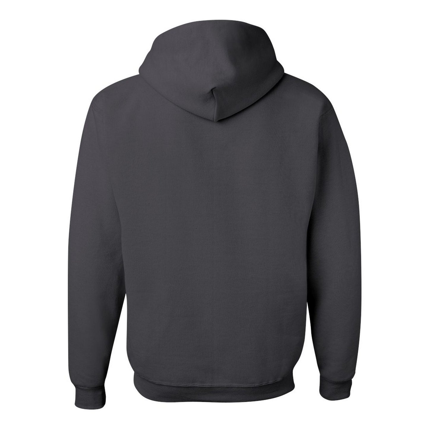 Charcoal Grey - Back - Jerzees Unisex Adult Nublend Hoodie