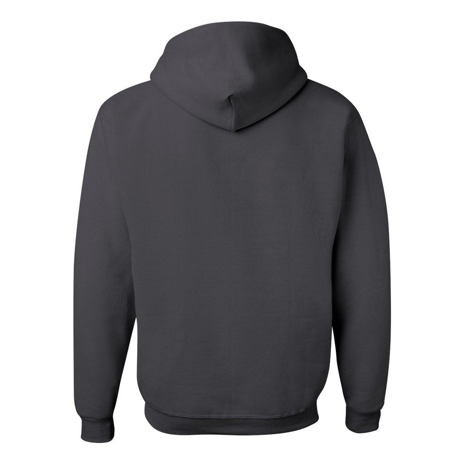 Charcoal Grey - Back - Jerzees Unisex Adult Nublend Hoodie