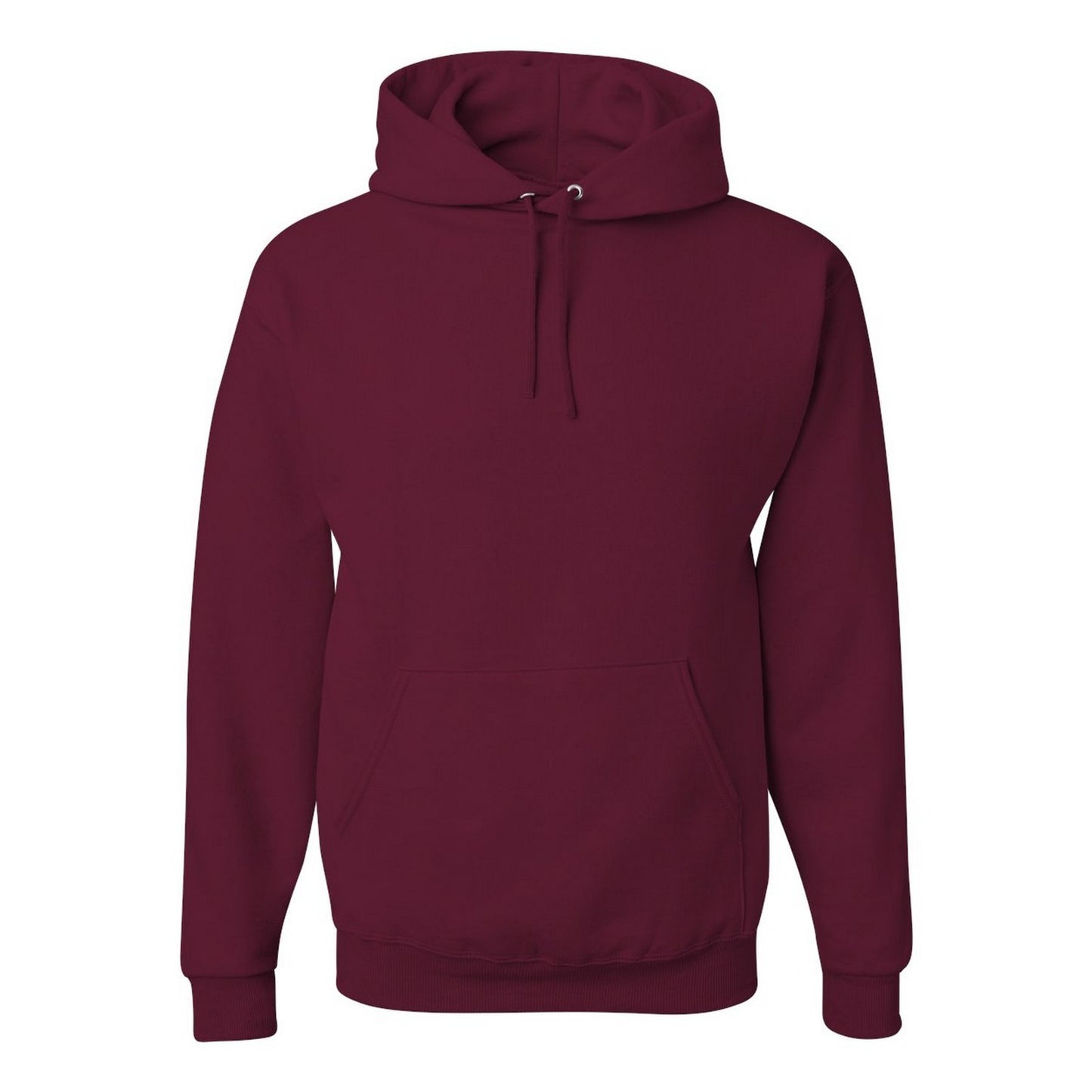 Maroon - Front - Jerzees Unisex Adult Nublend Hoodie