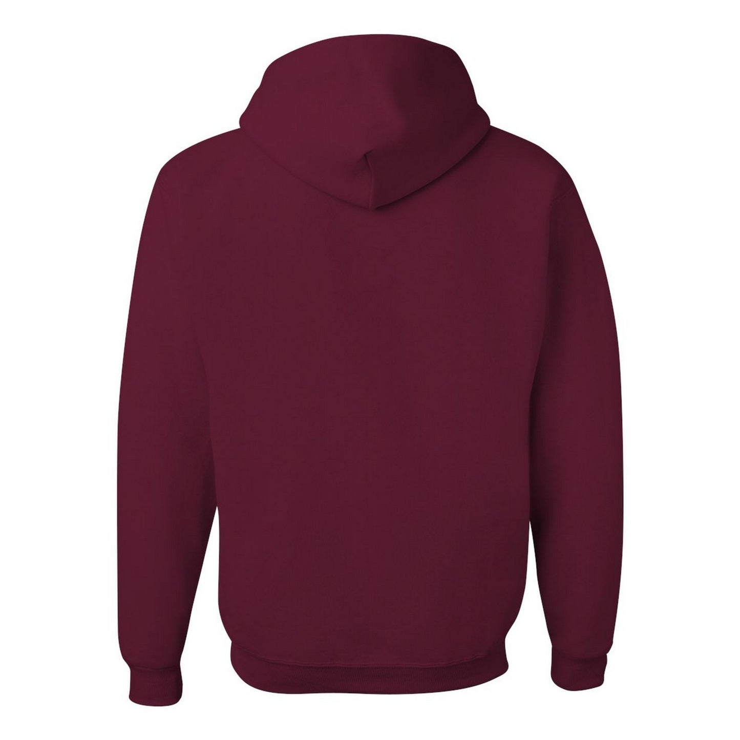 Maroon - Back - Jerzees Unisex Adult Nublend Hoodie